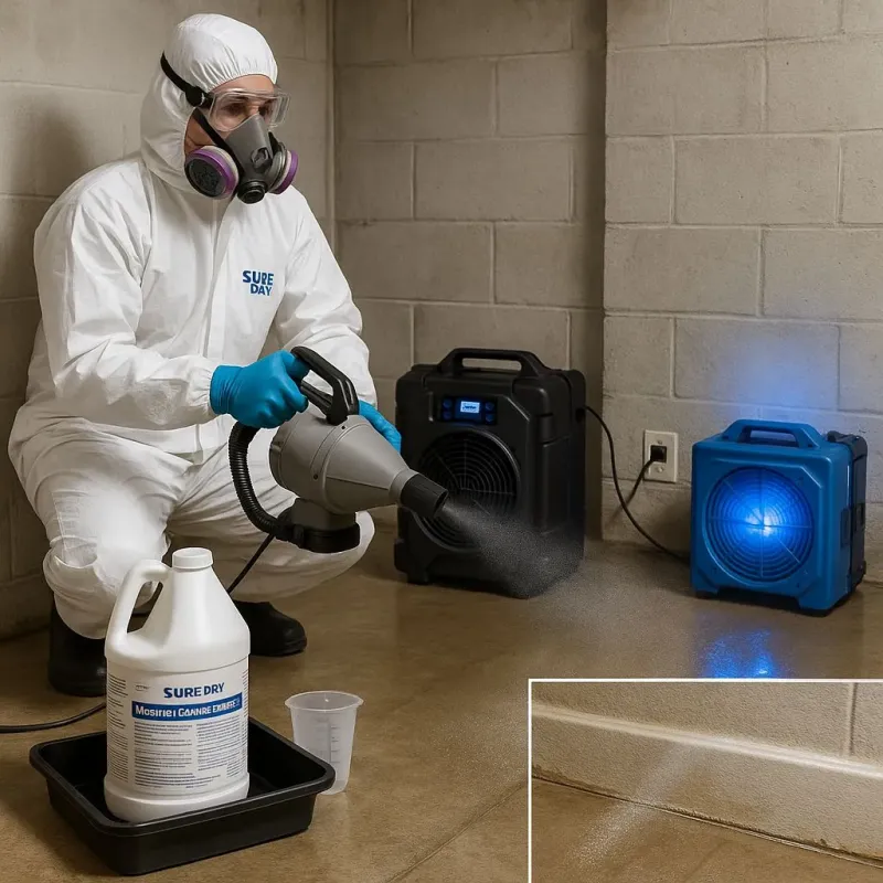 Sanitization and Odor Removal process in Lindale, GA
